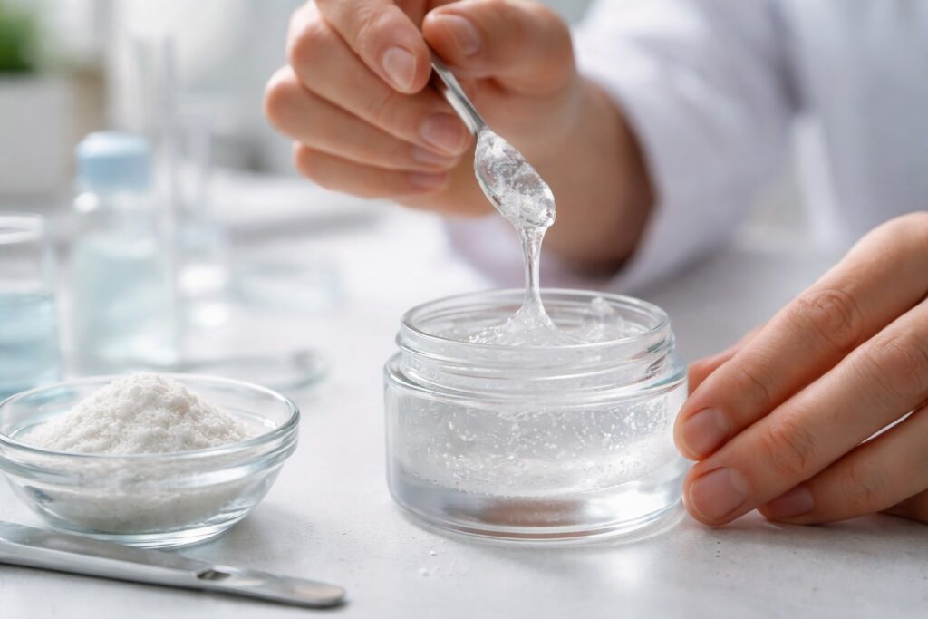 redactia24.ro-Când gelul se subțiază după 48 de ore și nu știi de ce, alginatul de sodiu poate stabiliza textura