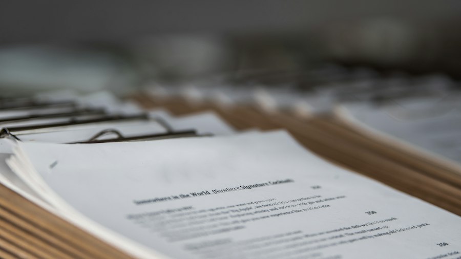 Photo legal contracts